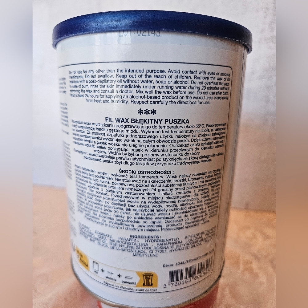 Professional Norma Durville Warm Natural Honey Resine Warm Wax 800 gr Sealed NWT - Picture 3 of 3
